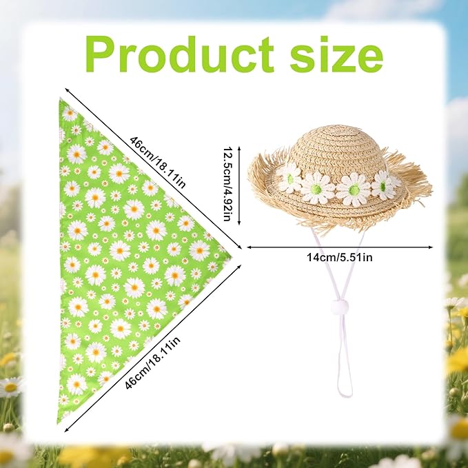 Lyreh Goose costume straw hat scarf costume, used for lawn sculpture, outdoor garden, courtyard, terrace decoration