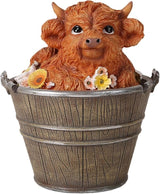 Baoblaze Statue Garden Statue Collection Rustic Creative Decorative Sculpture Animal Figurine for Yard Balcony Farmhouse