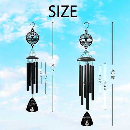 Personalized Pet Memorial Wind Chimes, Custom Wind Chime, Loss of Dog Sympathy Gift, Loss of Pet Sympathy Gift, Memorial Wind Chimes Gifts for Dog