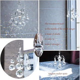H&D HYALINE & DORA Crystals Ball Prisms Suncatcher Hanging Ornament Hanger Rainbow Maker with Hook