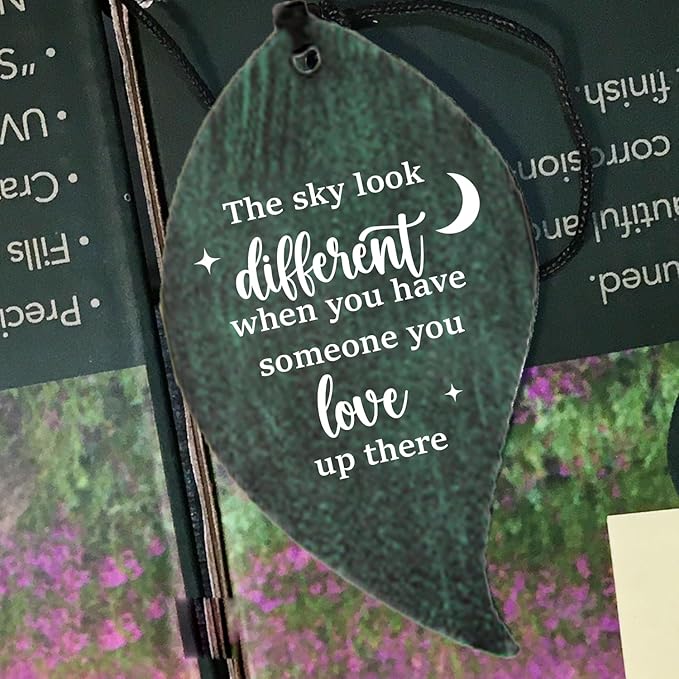 ASTARIN Memorial Custom Wind Chimes for Loss of Loved One, Wind Chimes for Patio Yard Decor, 24'' (Condolences-5)