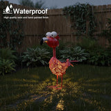 Pink Flamingo Garden Statue, Solar Flamingo Outdoor Decor,17 Inches Yard Flamingos for Outside, Pink Flamingos Statue for Garden, Yard, Patio, Lawn, Porch, Garden Flamingo Gift
