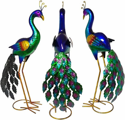 Statue Yard Art Decor Weatherproof Iron Art Animal Sculpture Lawn Ornament for Landscape Porch Courtyard Lawn