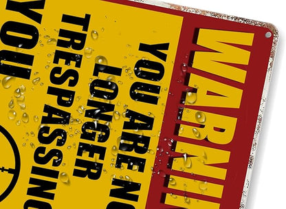 Funny Gifts Garage Signs Man Cave Decor For Men Home Bar Accessories Outdoor Warning Sign 12x8 Inch