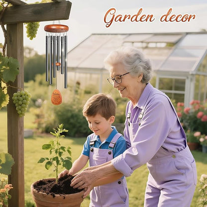Memorial Sympathy Wind Chimes for Loss of Loved One, Winzwon Wind Chimes for Outside, Bereavement Sympathy Memorial Gifts for Loss of Mom Dad Husband Condolence Remembrance, Garden Patio Balcony Decor