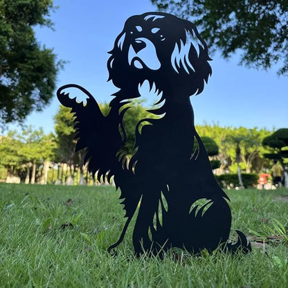 Cavalier King Charles Spaniel Metal Stakes, Cavalier King Charles Spaniel Garden Signs, Dog Memorial, Gift for Dog Lovers.