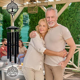 60th Wedding Anniversary Wind Chime Gifts for Parents Couple Husband Wife Friends Keepsake Decoration for Home or Garden