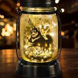 kyoryuger Alaskan Malamute Gifts for Women/Men, Pet Solar Lanterns Alaskan Malamute Dog Lover Lantern Pet Loss Dog Memorial Lights Solar Garden Decoration for Yard,Patio,Torches Lights Home Decor