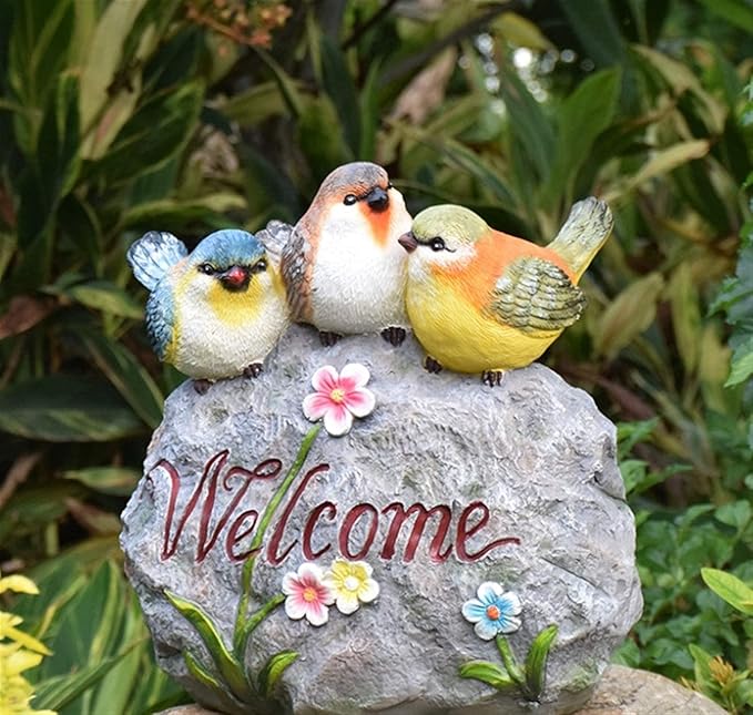 Garden Ornaments Outdoor Animal Sculpture Garden Ornament Decoration Garden Simulation Resin Ornaments Courtyard Villa Figurines Creative Home Decoration Garden Ornaments