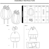 Glitzhome 37.75" H Fall Metal Embossed Pumpkin Yard Stake,Pumpkins Garden Standing Stakes or Hanging Pumpkin Signs for Autumn Harvest Thanksgiving Halloween Lawn Decorations(Three Functions)