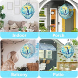 Penguin Wind Spinner, 3D Hanging Stainless Steel Garden Spinner, Wind Spinner Hanging for Outdoor & Indoor Décor, Unique Gifts for Yard Garden Decoration or Patio Décor (Penguin)