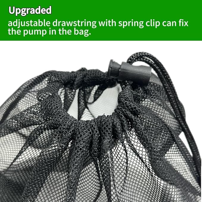 2 Pcs 11.8" x 15.7" Pond Pump Cover, Pond Pump Filter Bag, Black Media Bag Large Pump Mesh Bag for Outdoor Water Ponds Filters, Water Filter Pump, Outdoor Ponds, Garden, Swimming Pool (2 Pack)