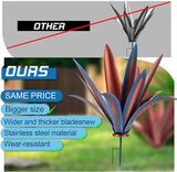 Large Tequila Rustic Sculpture, Rustic Metal Agave Plants for Outdoor Patio Yard Mexican Plant Garden， Agave Outdoor Lawn Ornaments Yard Stakes (Blue1pc)