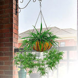SOFTMED Swivel Plant Hanger Hooks 4PACK, Swivel Hooks for Hanging Plants Heavy Duty (Black-4pcs)