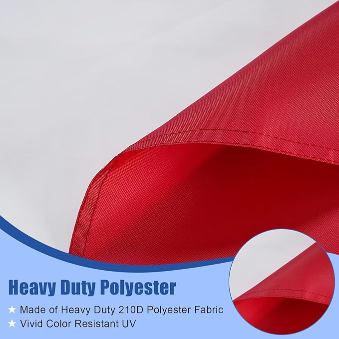 Light Blue Puerto Rico Puerto Rican Flag 3x5 FT for Outside - Heavy Duty Nylony Puerto Rican National Flags with Embroidered Stars & Sewn Stripes, Brass Grommets - Vibrant Outdoor PR Flags for All Weather