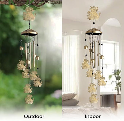 Wind Chimes for Outside Decor Gifts - 42" Metal Highland Cow Decor Windchimes Indoor Outdoor Garden Patio Yard Home Decoration,Gifts for Men Women,Mom Grandma Wife Friends Birthday