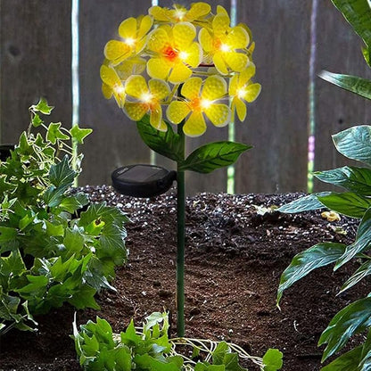 Touch Of ECO Solar LED Metal Flower Stake Light - Perfect for Your Garden, Patio, Walkway, or Outdoor Living Area - Includes 1 Flower Light