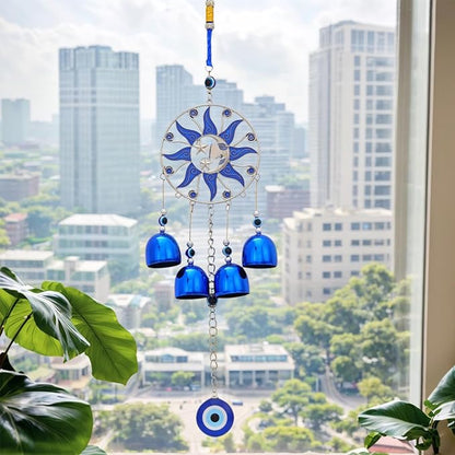 BWINKA Unique Wind Chimes for Outdoor Garden Home Hanging Decoration (Eye-Sun2)