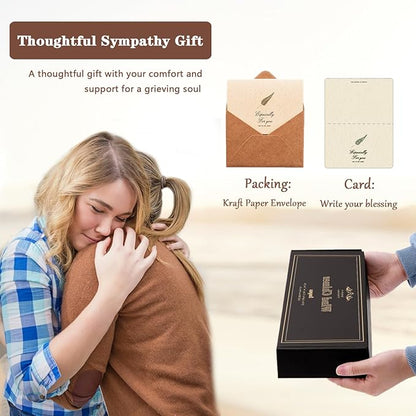 Soopau Sympathy Wind Chimes for Outside, 32'' Memorial Wind Chimes for Loss of Loved One, Memorial Gifts for Loss of Mother Father, Bereavement Gift in Memory of Loved One (Bronze)