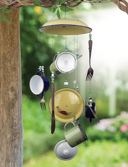 Sunset Vista Designs 80300 Everything But The Sink Sunday Brunch Wind Chime