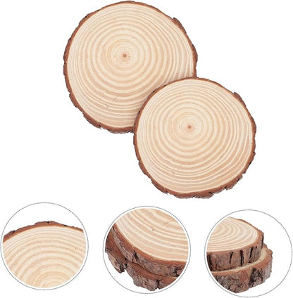 BESPORTBLE 2pcs Wooden Garden Paver Stepping Stones Durable Outdoor Walkway Decorative Pathway Stepping Decorations for Lawn Patio Landscaping
