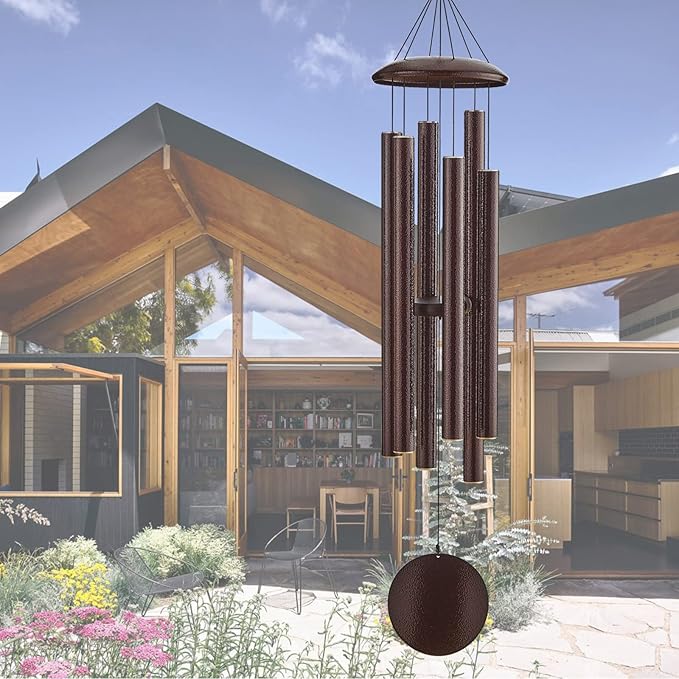 Extra Large Wind Chimes for Outside Deep Tone, Sympathy Memorial Gifts for Loss of Loved One,48" Big Wind Chime w/ 6 Heavy Tuned Aluminum Tubes Outdoor Clearance for Garden,Yard,Patio & Lawn