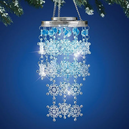 Solar Wind Chimes with Color Changing LED Lights - Outdoor Christmas Decor for Garden, Patio, Yard - Birthday Gifts for Women & Men