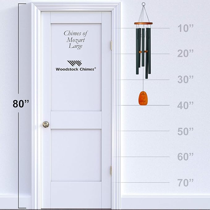 Woodstock Chimes Signature Collection, Chimes of Mozart, Large (40'') Wind Chimes for Outdoor, Patio, Home or Garden Décor (MGL)