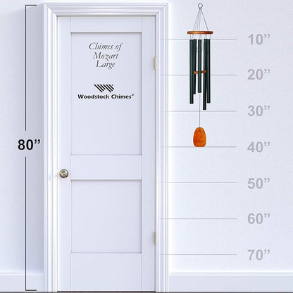 Woodstock Chimes Signature Collection, Chimes of Mozart, Large (40'') Wind Chimes for Outdoor, Patio, Home or Garden Décor (MGL)
