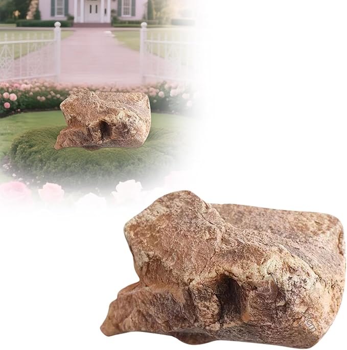 Fake Rock Foam Pseudorock Cover for Landscaping Courtyard Decoration Well Cover Realistic Stone PU Material Durable Outdoor Design