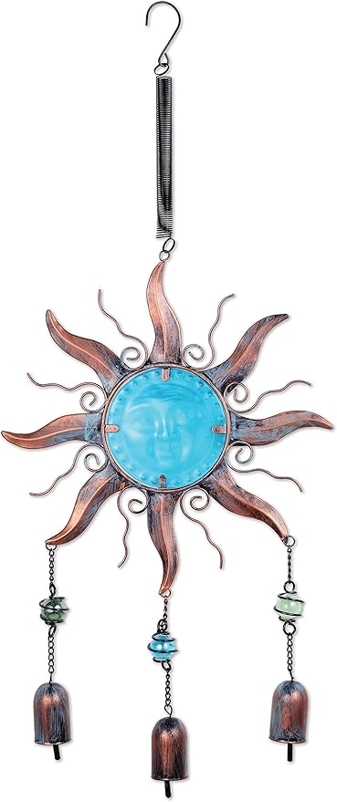 Sunset Vista Designs Blue Zen Sun Bouncy Hanging Decoration