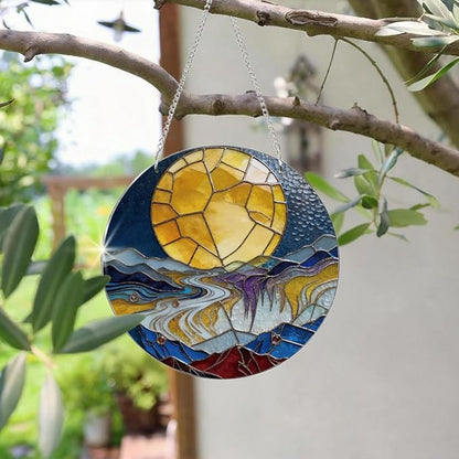 Artistic Acrylic Suncatcher, Indoor Window Wall Art, Hanging Acrylic for Windows, Door Decorations, Modern Home Decor, Housewarming Gift, Birthday Gift Idea for Women Men