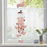 Dachshund Wind Chimes - Christmas Decorations,Garden Gifts for Women,Patio & Nursery, Memorial Day Gifts for Mom/Wife/Daughter, Whimsical Yard Decorations with Soothing Tones