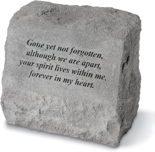 Kay Berry 93420 Gone Yet Not… (Headstone) Memorial Garden Stone, Multicolor