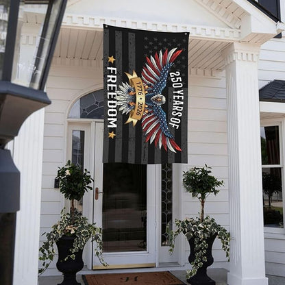 250 Years America Flag – 3x5 FT US 250th Anniversary Flags 1776-2026 Merchandise Banner – 250 Anniversary USA Flag with Grommets – Outdoor Patriotic Yard Décor