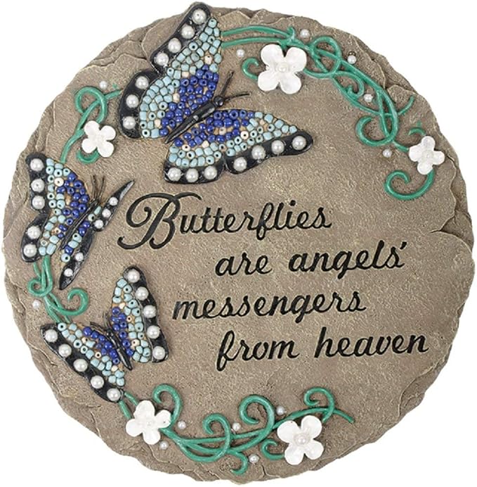 Carson "Butterflies Heaven" Beadworks Garden Stone