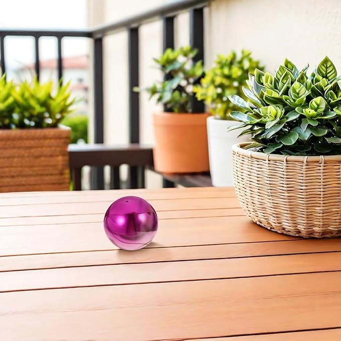 KESYOO Premium Stainless Steel Garden Gazing Ball Polished Shiny Reflective Globe for Outdoor Patio Lawn Decoration Mirror Sphere for Indoor and Outdoor Visual Enhancement