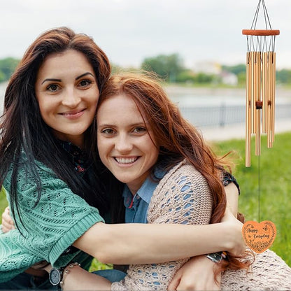 Gifts from Sisters, Birthday Gifts Wind Chime, Unique Windchimes for Chirstmas Wedding Graduation Thanksgiving Gift for Bestie, Sisters-in-Law Patio, Graden Decoration, Xmas