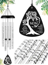 Fabuday Memorial Gifts Wind Chimes - Sympathy Gift for Loss of Mom, Windchimes in Memory of a Loved One for Bereavement Condolence Grief Funeral Condolences Remembrance Grieving, Cardinal Family Tree