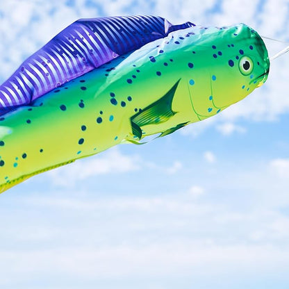 In the Breeze 5116 — Dorado Fish Windsock-Hanging Outdoor Decoration, 48 inches