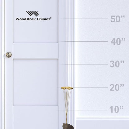 Woodstock Wind Chimes for Outside, Garden Deco, Outdoor & Patio Decor (20") Wind Bell Style Wind Chime Wind Bell Style Wind Chimes for Outdoor Decor Encore Garden Bells Christmas/Hanukkah Gifts (DCGB)