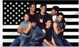 3x5 Foot The Outsiders Decorative Flag with 2 Brass Grommets for Indoor Outdoor, Double Stitched, Wall Hanging Tapestry Room Decor, College Dorm Decorations (BLACK AMERICAN, 3x5 ft)