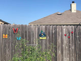 Welcome Sign for Front Door Decor Hanging Sign, Metal Flower Welcome Door Sign Wall Art Decor Hanging for Indoor Outdoor Patio Garden Yard Sign Porch Decoration 15.75X12.75In (C)