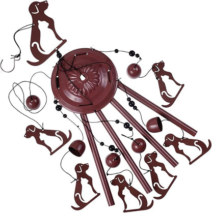Dogs Wind Chimes Outdoor Decoration, Gifts for Mom, Home, Garden, Balconies, Rooms, Patio, Indoor, Puppy Ornaments, Memorial Wind Chimes, 37.5 Inch Labrador Wind Catcher, Outside Dog Wind Bells Decor