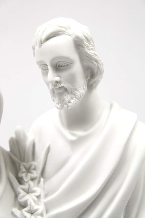 Vittoria Collection 20 Inch Holy Family Joseph Mary Baby Jesus Italian Statue Sculpture Figurine Made in Italy Indoor Outdoor Garden