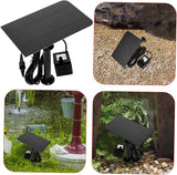 BESPORTBLE Solar Fountain Pump 2.5w for Pond Bird Bath Garden Solar Panel for Outdoor Lights Easy Setup Decorative Water Feature
