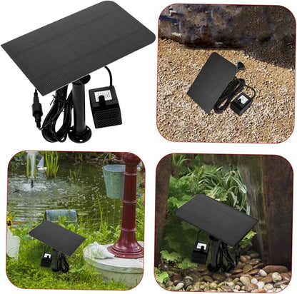 BESPORTBLE Solar Fountain Pump 2.5w for Pond Bird Bath Garden Solar Panel for Outdoor Lights Easy Setup Decorative Water Feature