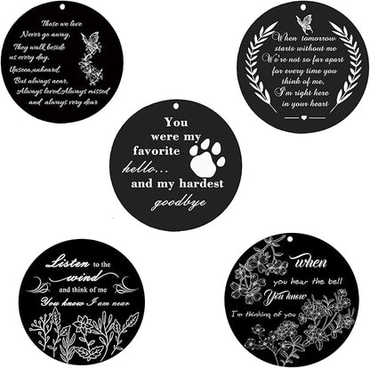 Wind Chimes Personalized, Sympathy Wind Chimes Gift Bereavement Sympathy Funeral Gifts .Wind Chimes for Loss of Mother Father Windchimes in Memory of Loved Ones 30 Inch Black