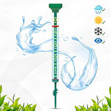 EZRead 21” Giant Professional Outdoor rain Gauge, USA Made Heavy Duty All Weather Freeze Proof Stake or mountable with Float, Green (820-1002)