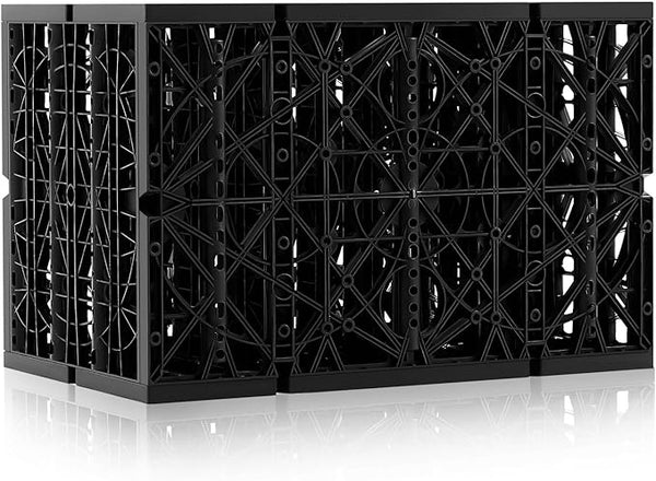 CroBlissful 1 Pack 45.7 Gallon Water Bricks Blocks Water Storage Module Block Matrix Block System for Pondless Waterfalls Disappearing Waterfalls or Fountain Features Garden